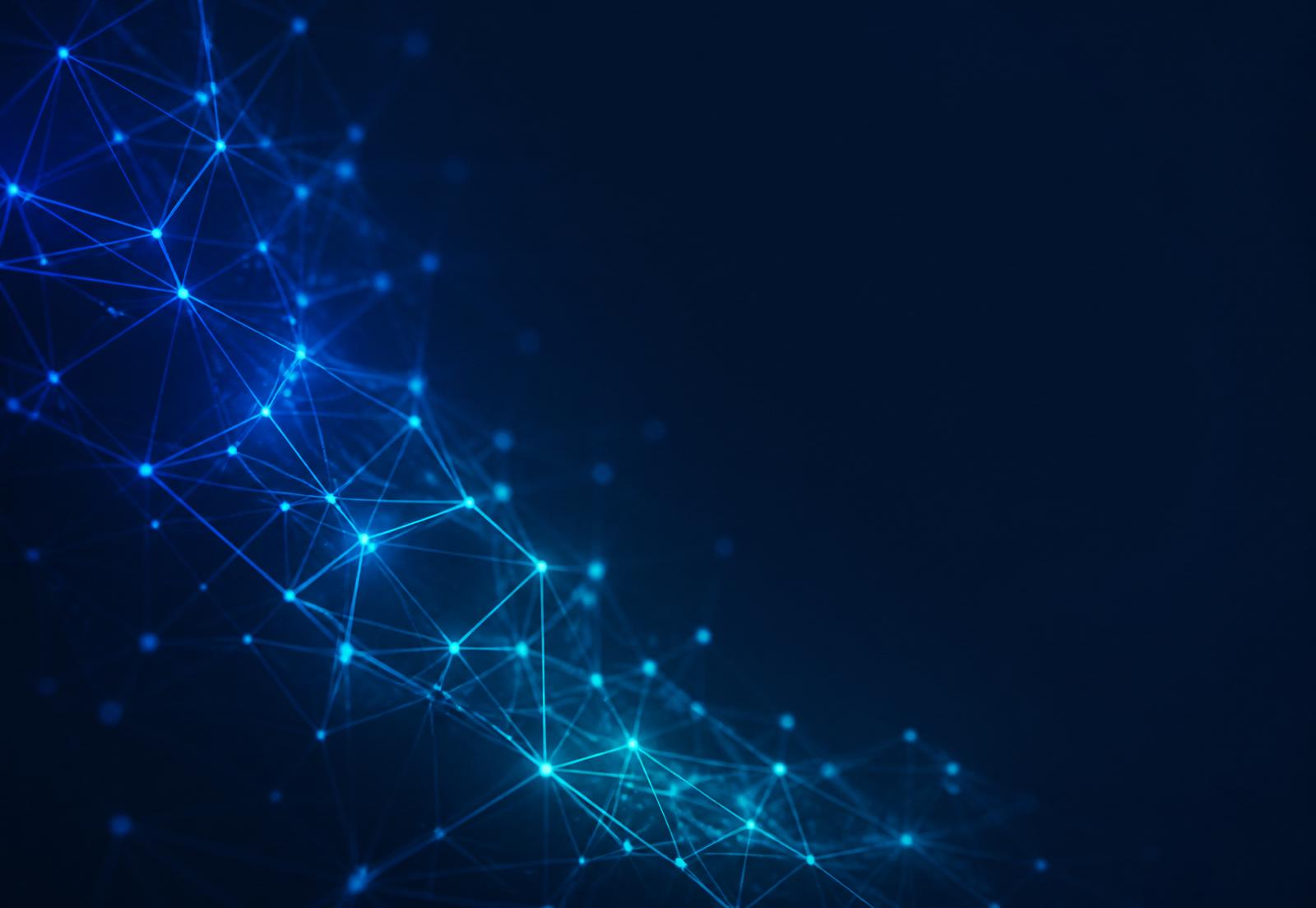 Rede de conexões digitais representando soluções tecnológicas KnectGo Digital